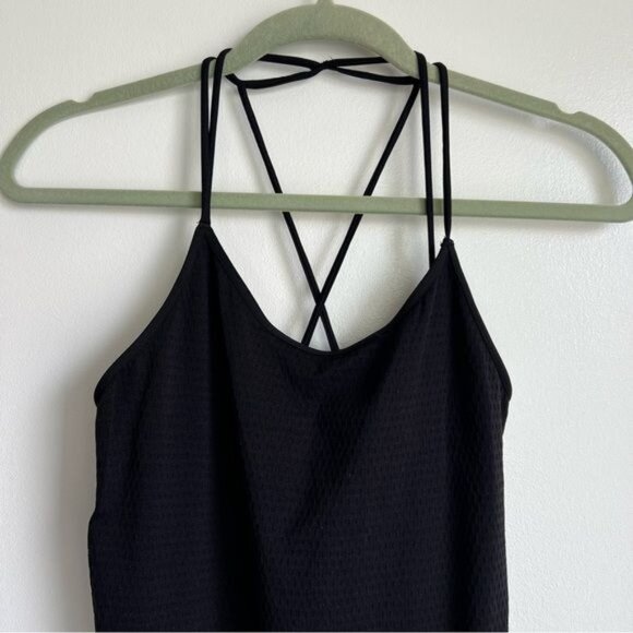 Floreat Strappy Seamless Slip Dress in Black - S - Picture 4 of 7